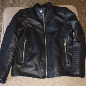 Arizona Boys Imitation Leather Jacket